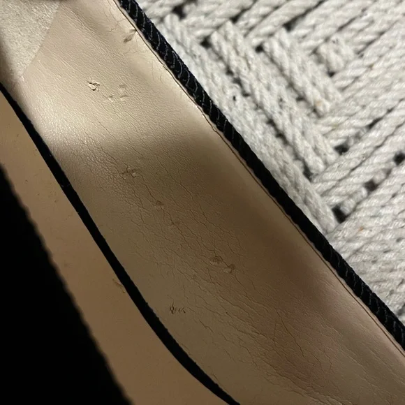 NEW Navy velvet flats - Picture 2 of 4